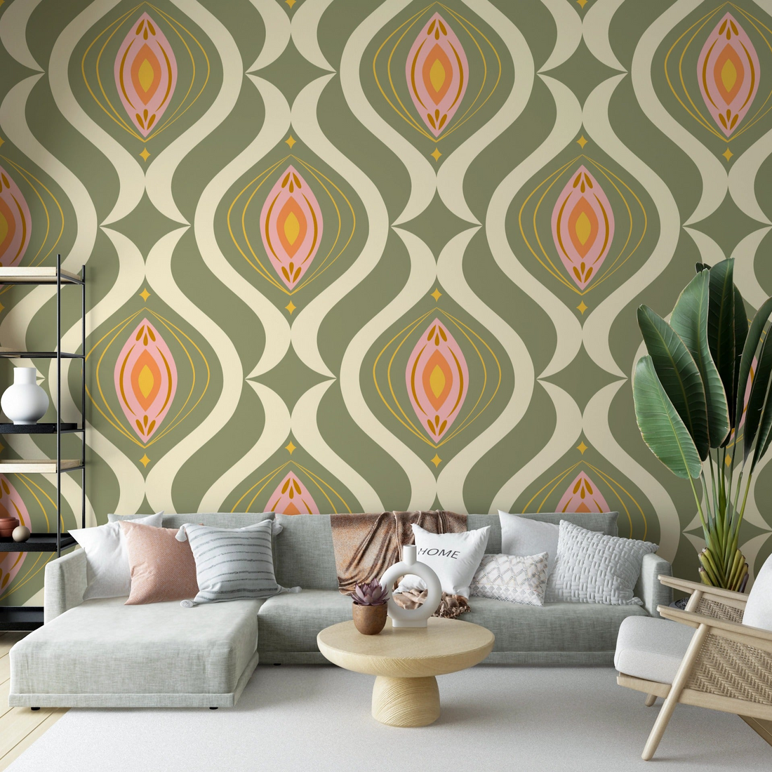 Vintage Teardrop Pattern