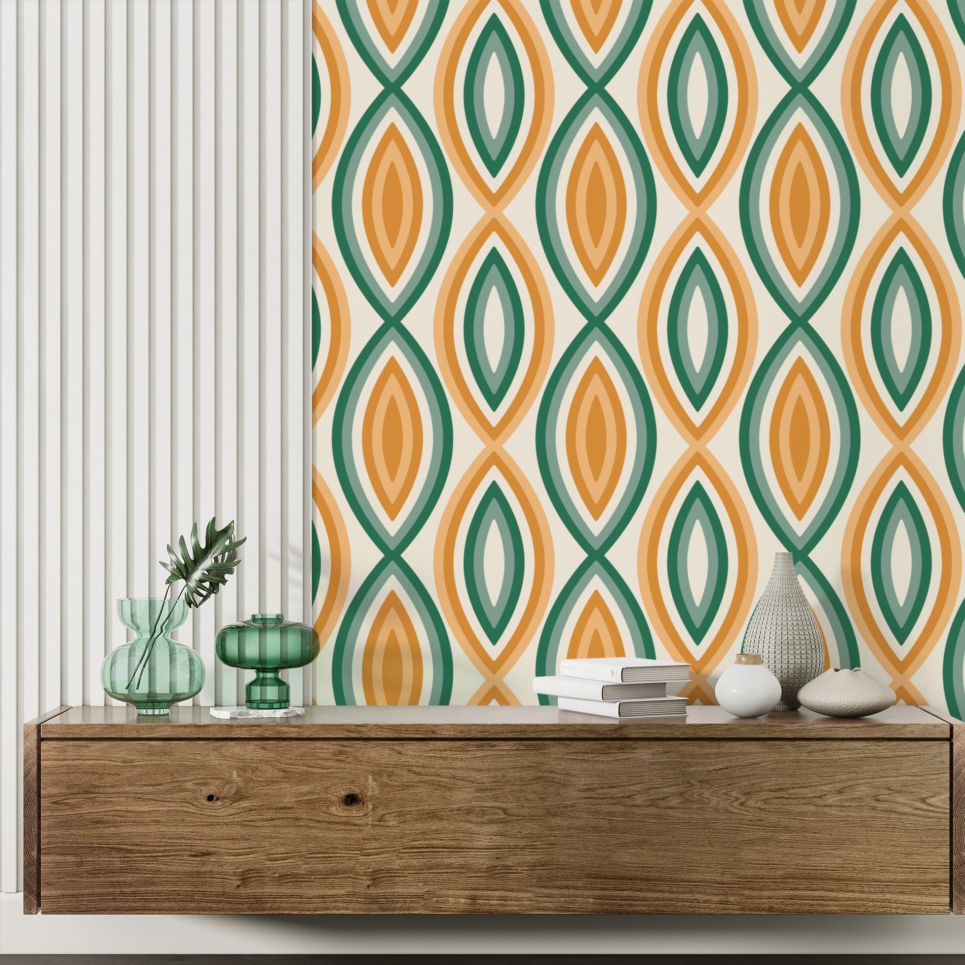 Patterned Colorful Wallpaper