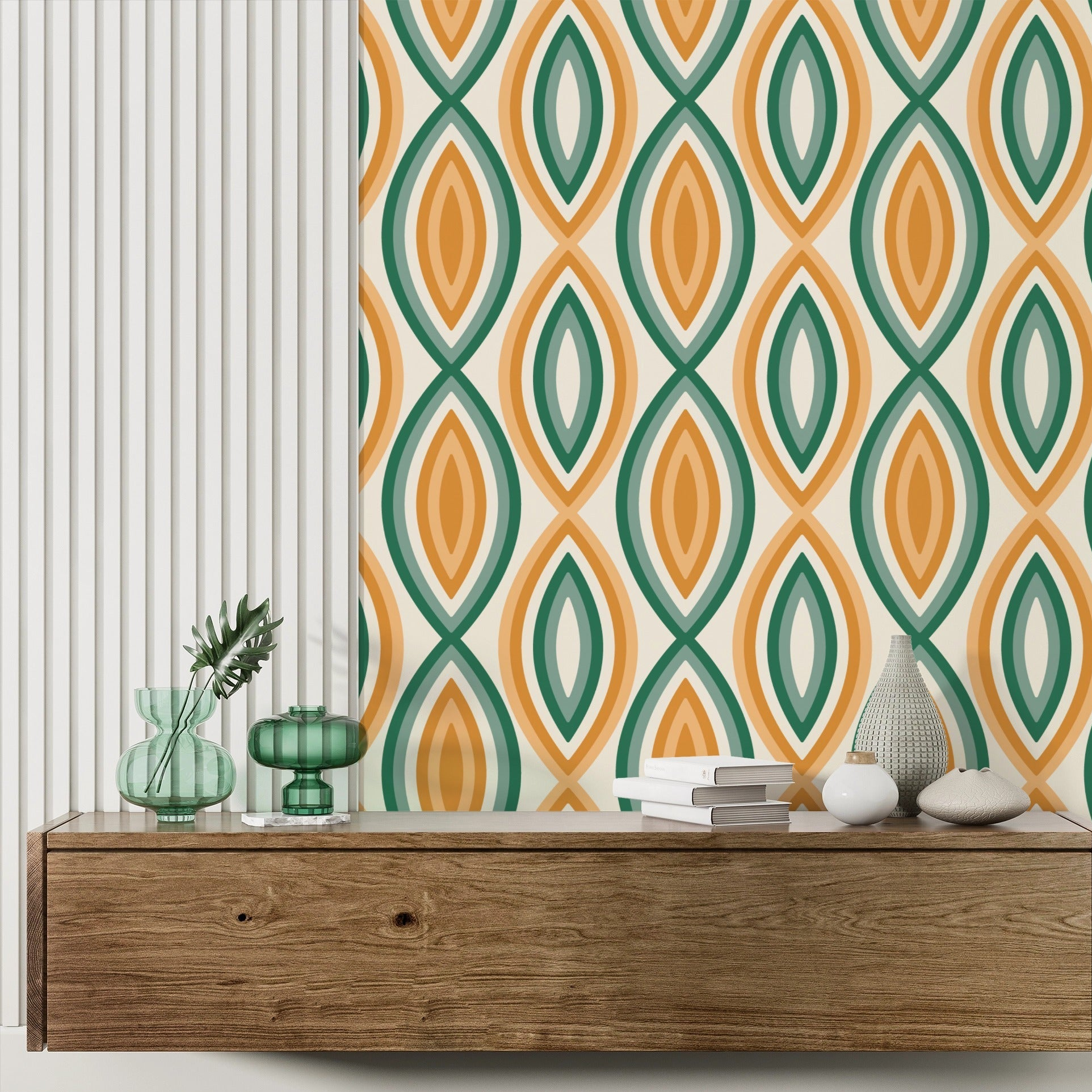 Patterned Colorful Wallpaper