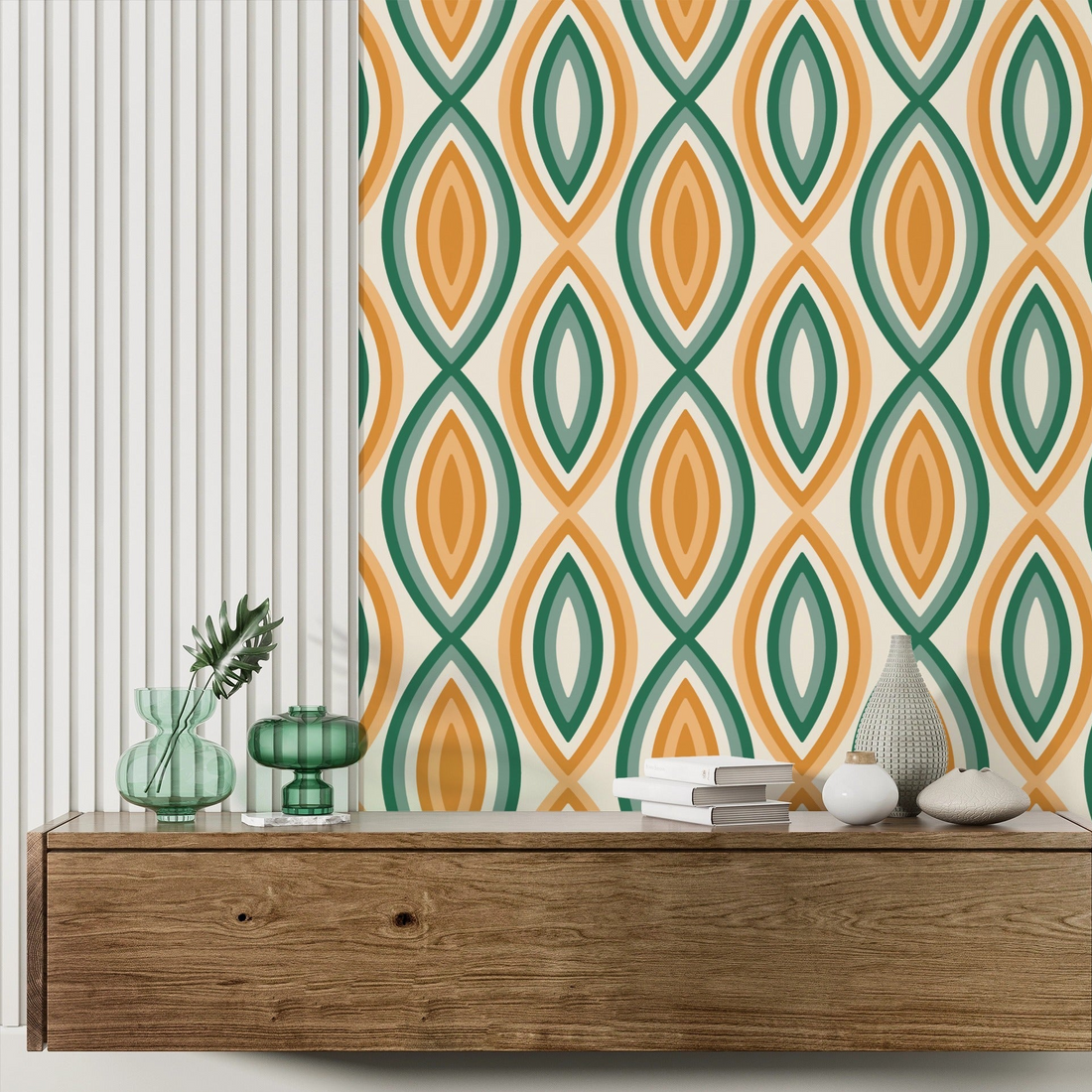Patterned Colorful Wallpaper