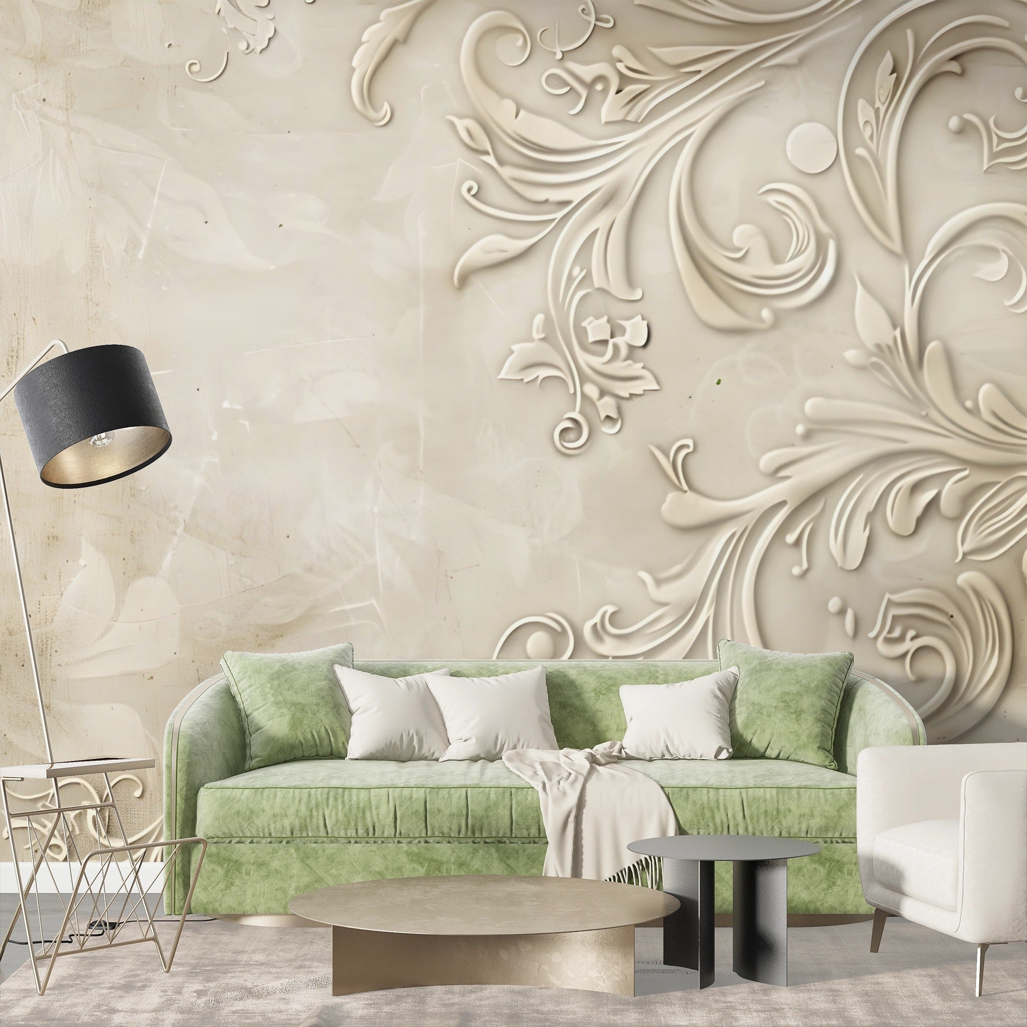 Ivory Engraved Texture