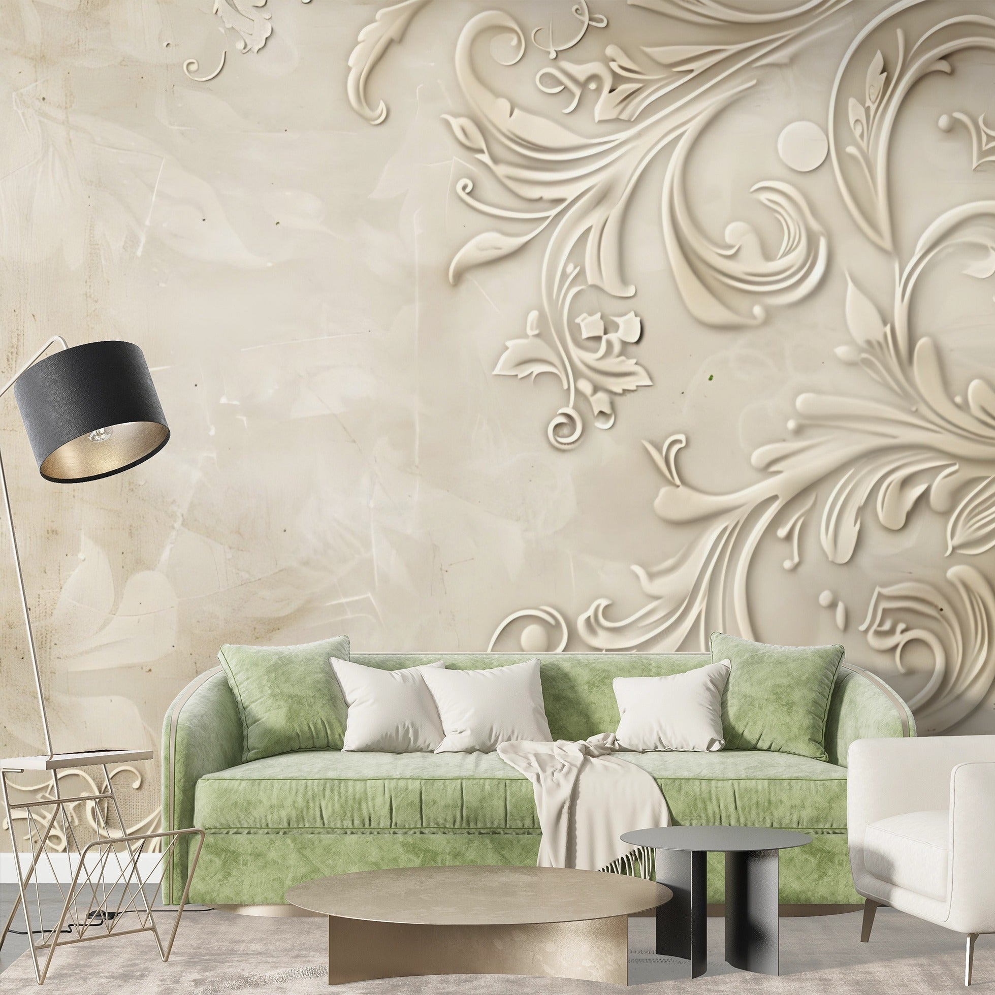 Ivory Engraved Texture