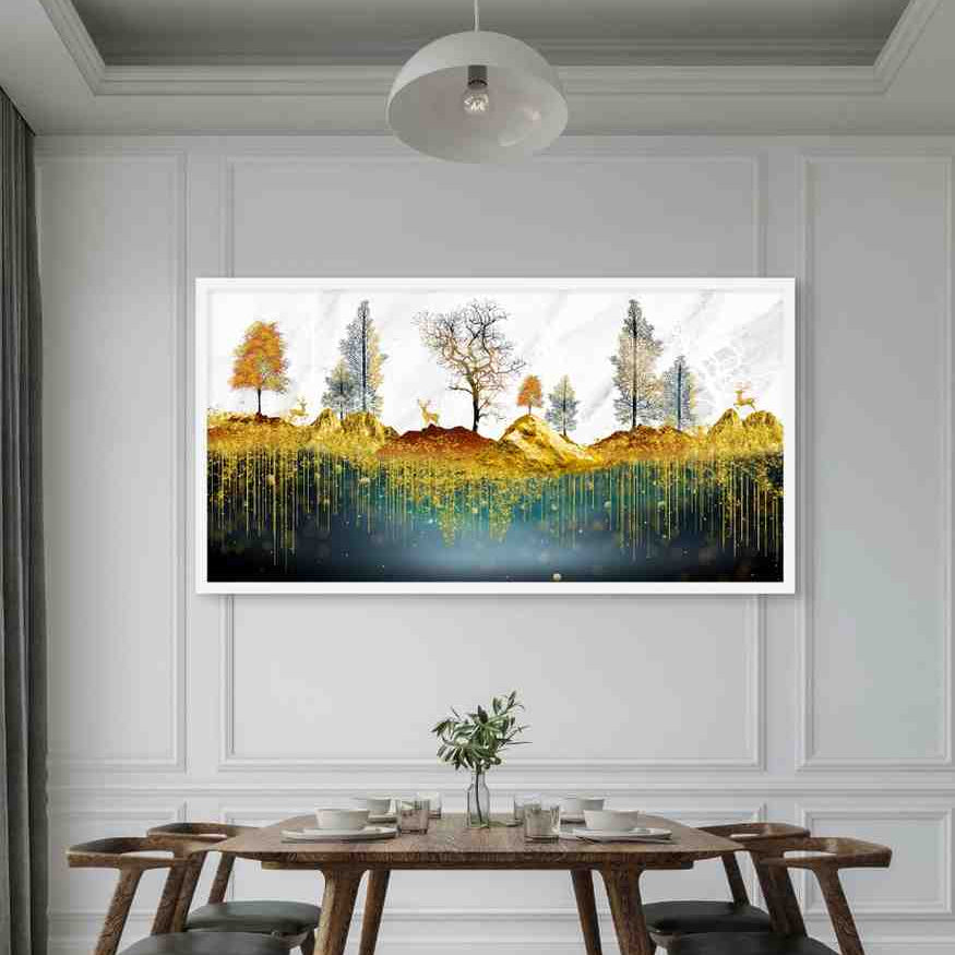 Elite Landscape Wildlife Luxury Painting on Canvas