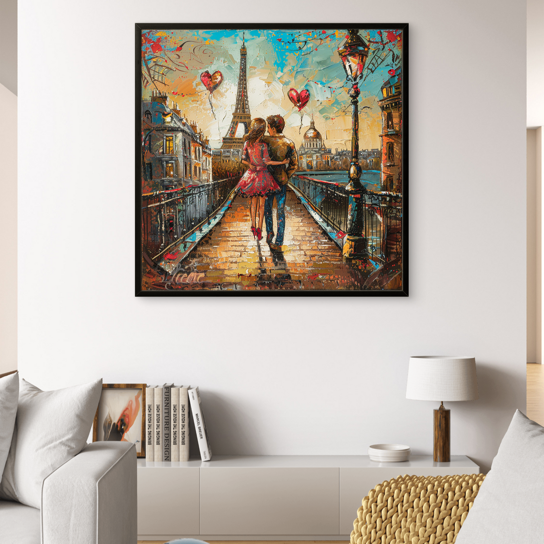 Love in Paris Art Square