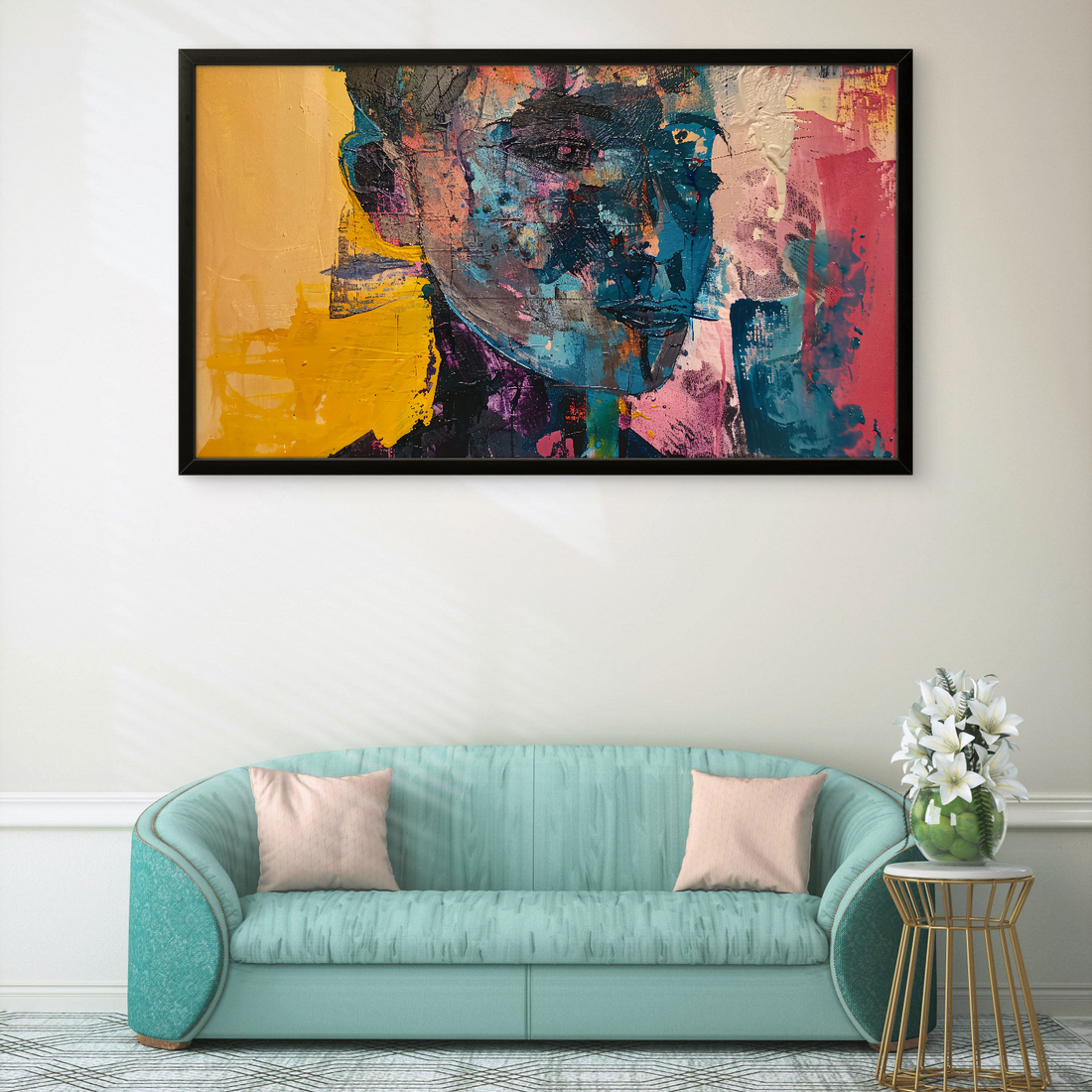 Human abstract Art Landscape - Frugal Carts