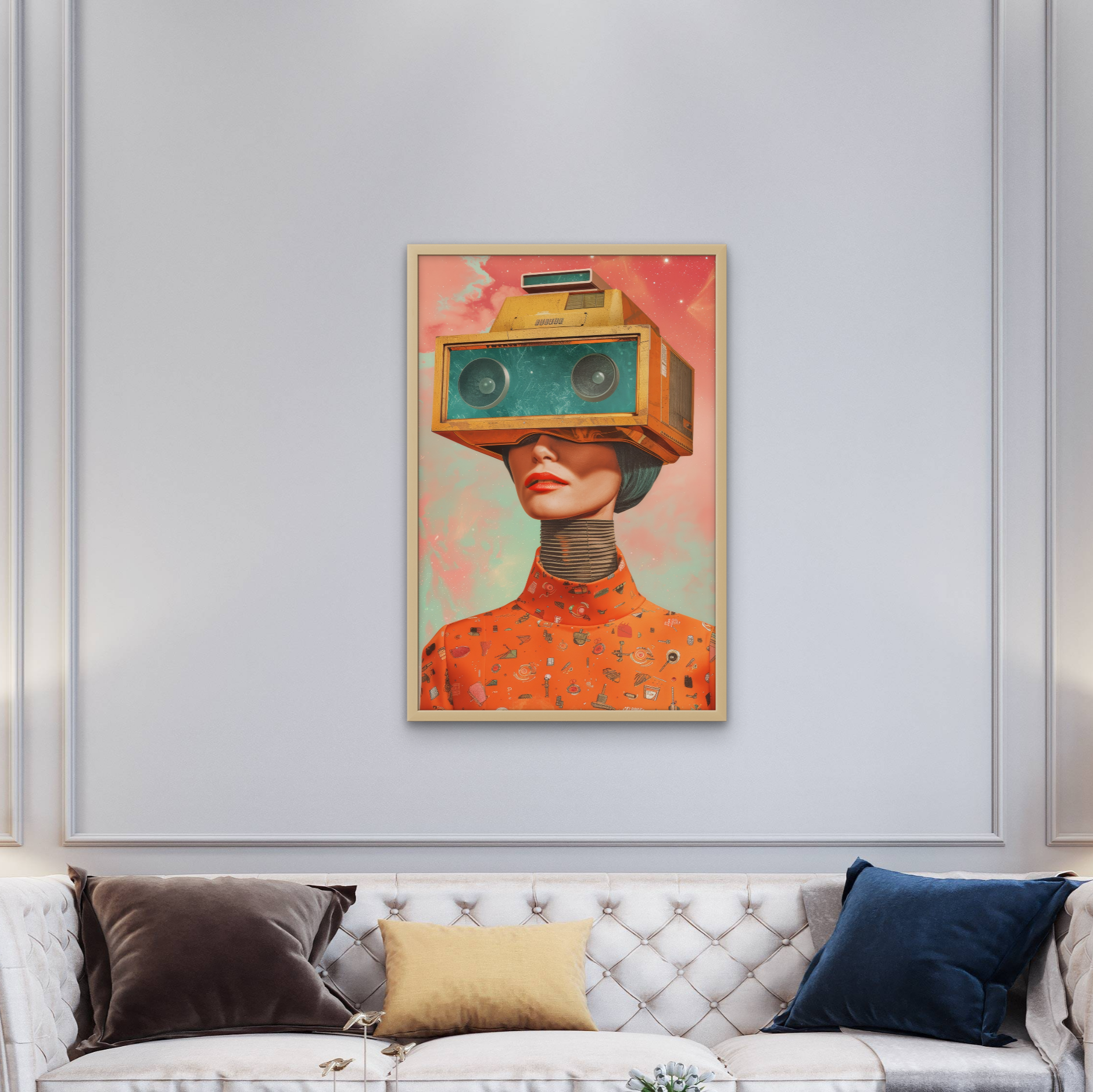 Colourful Future Woman