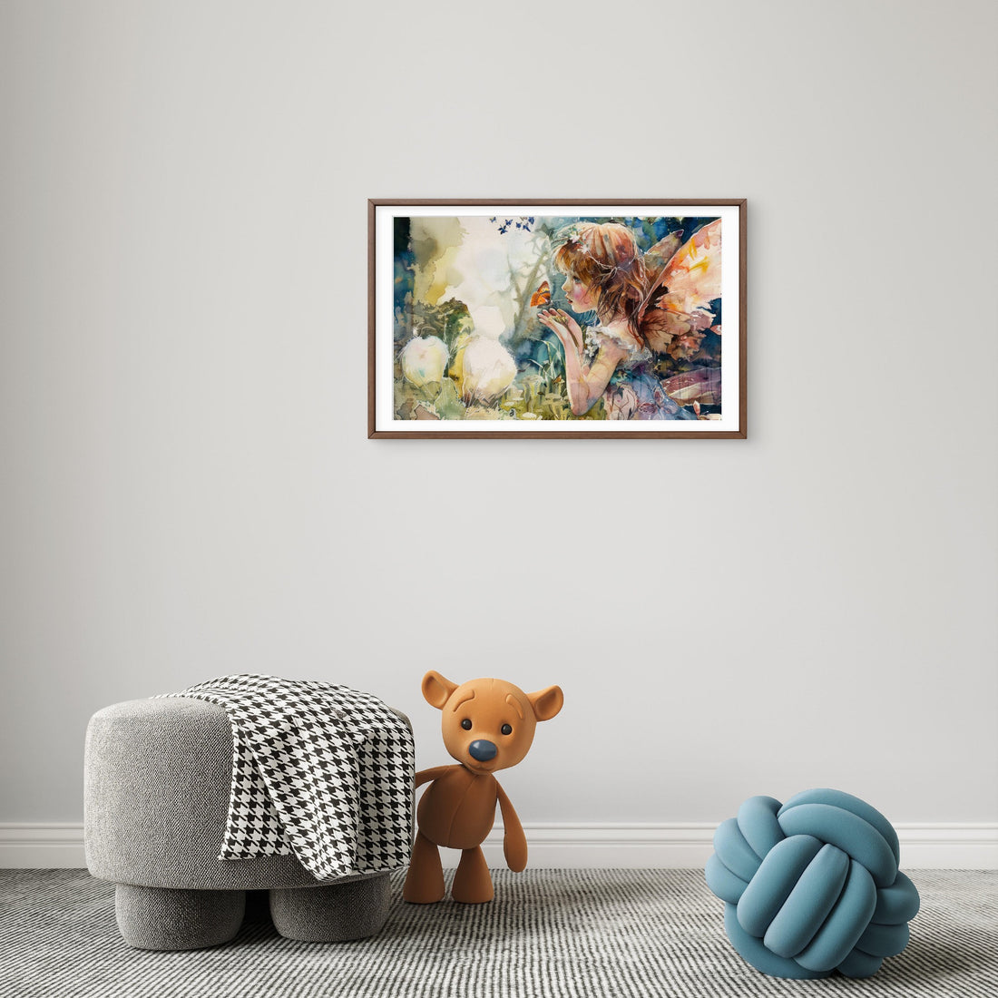 Butterfly Baby with Butterfly Art - Frugal Carts
