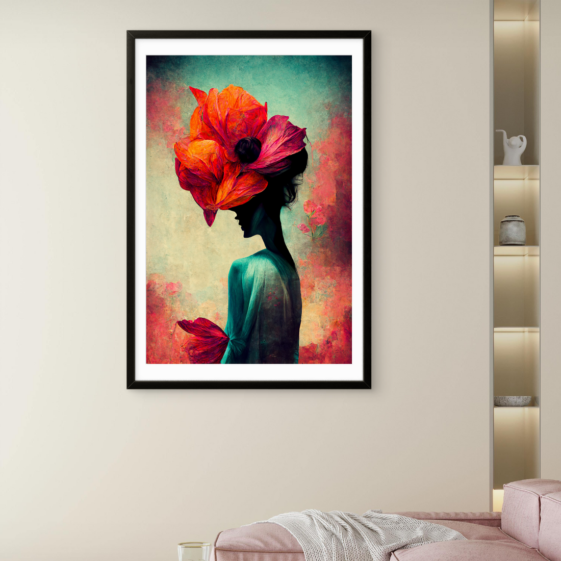 Elite Women Modern Art Luxury Painting on Canvas