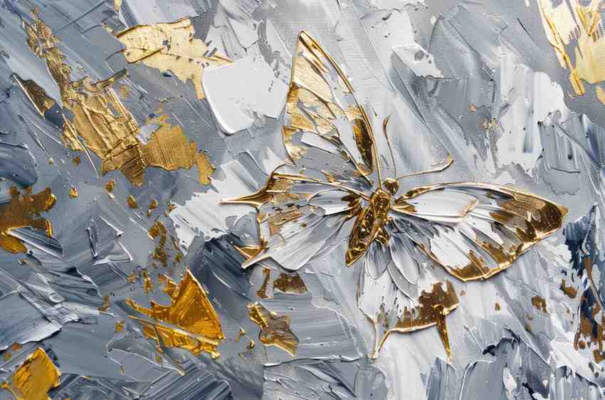 Golden Plated Butterfly - Frugal Carts