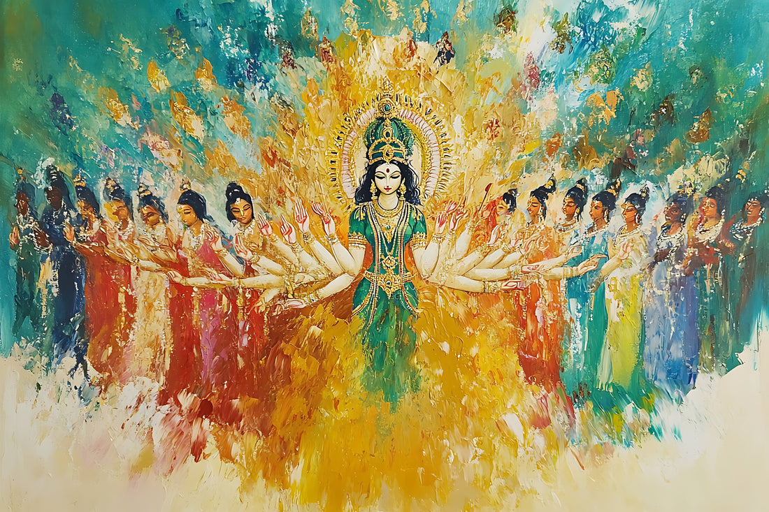 Abstract Goddess Art