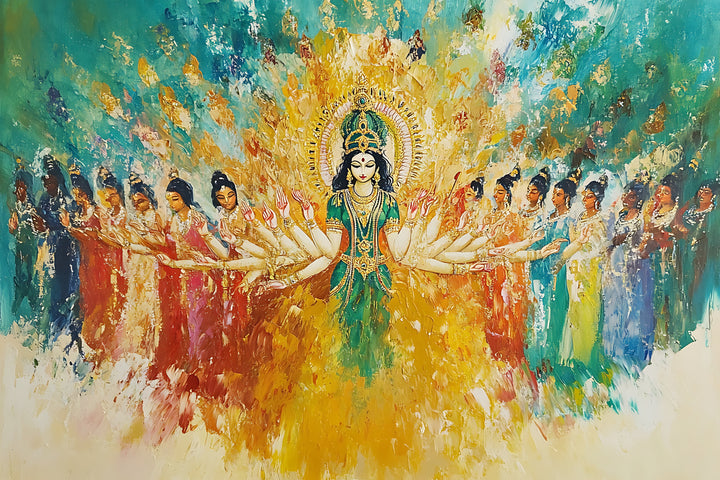 Abstract Goddess Art