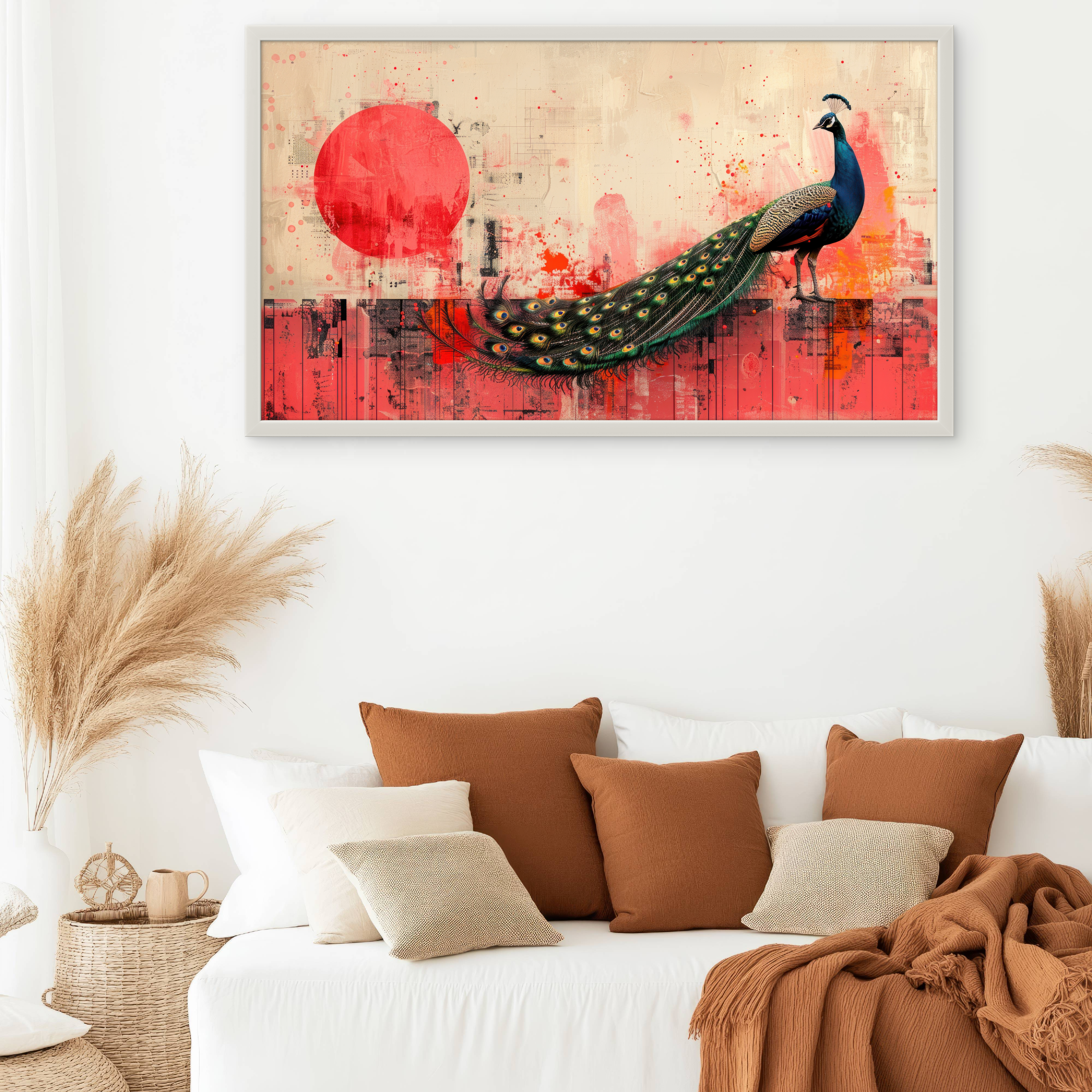 Aesthetic Peacock Painting