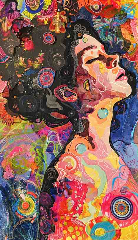 Colourful Lady Abstract