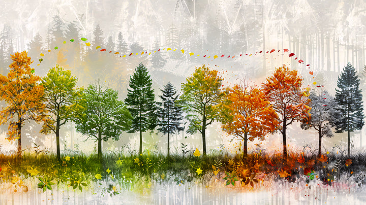 Autumn Forest Trees