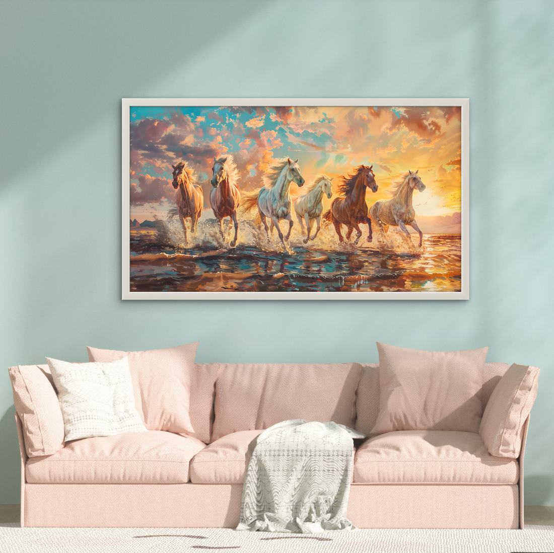 Success Symbol Running Horses