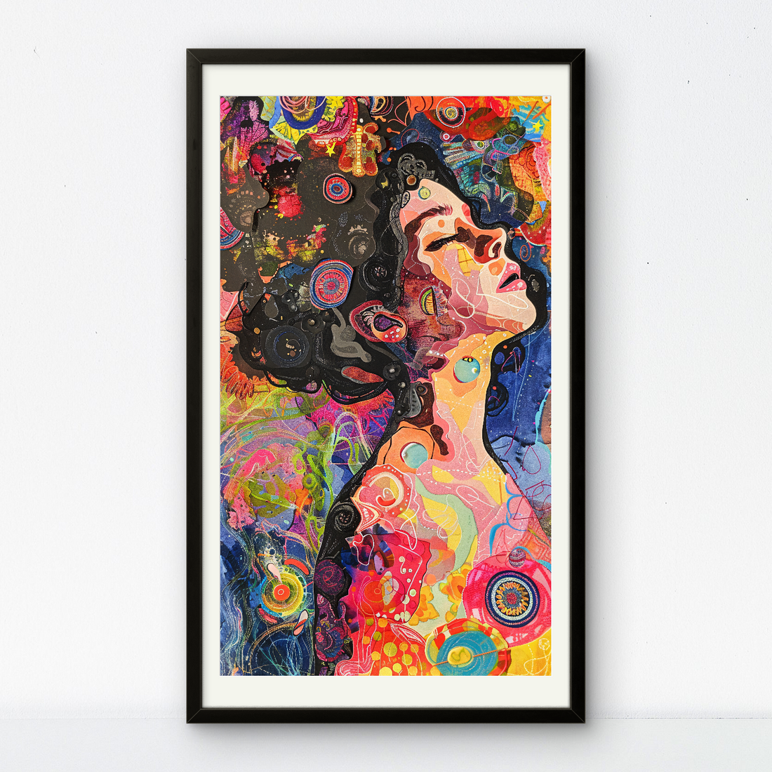 Girl Colourful Art Portrait