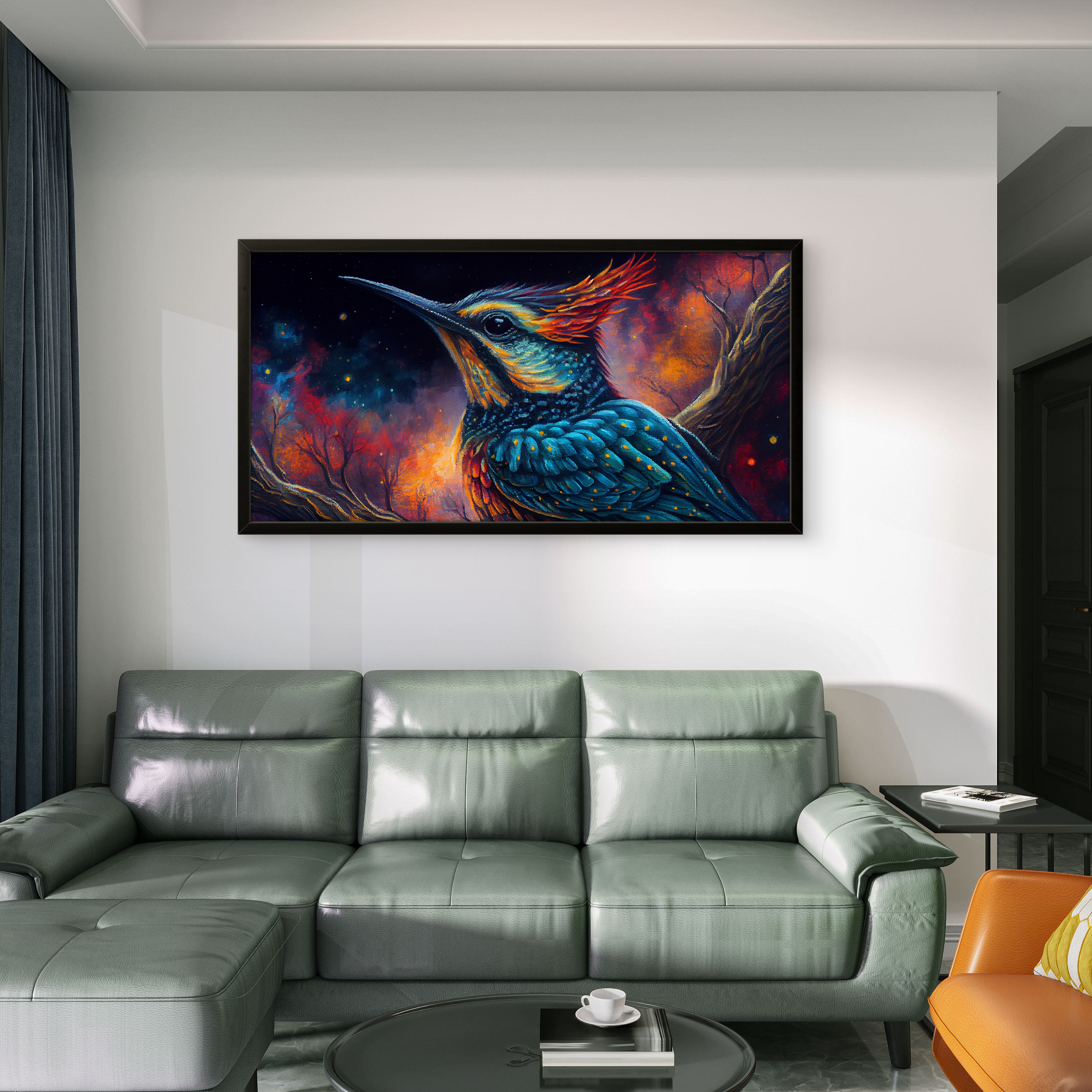 Modern Bird Abstract art Luxury Painting on Canvas