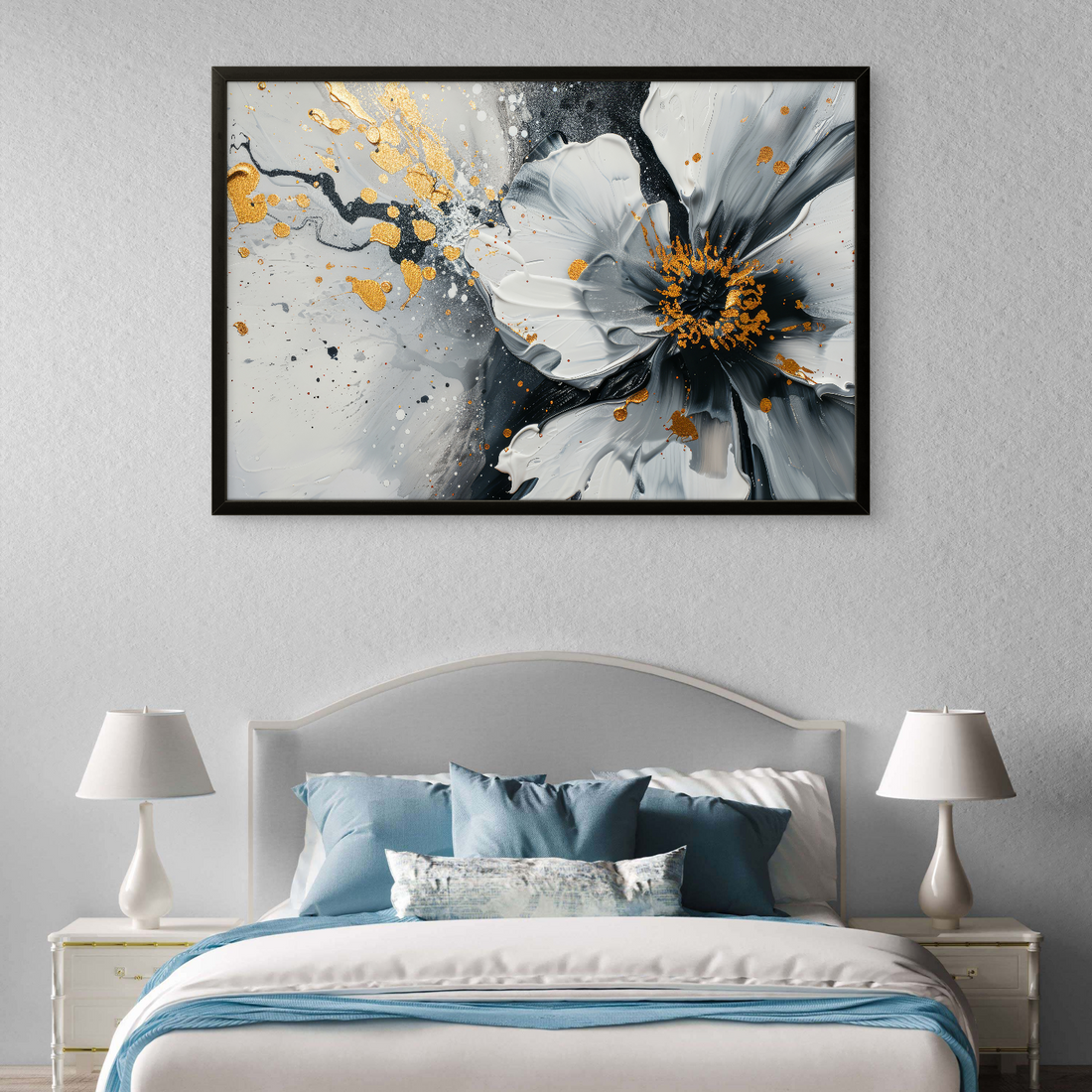 White Flower Abstract