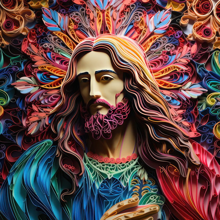 Jesus Colourful Art