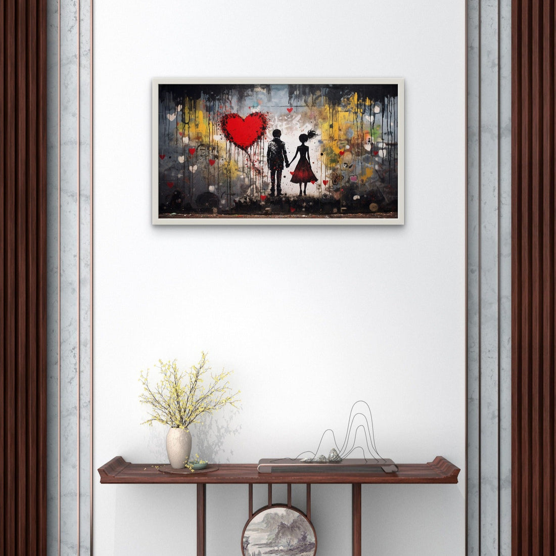 Dark couple with Heart - Frugal Carts