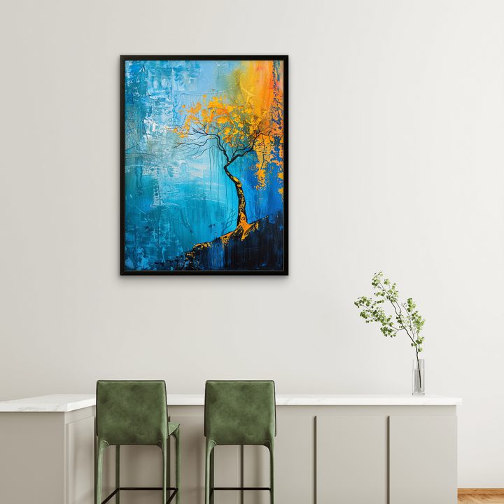 Yellow Tree Art Portrait