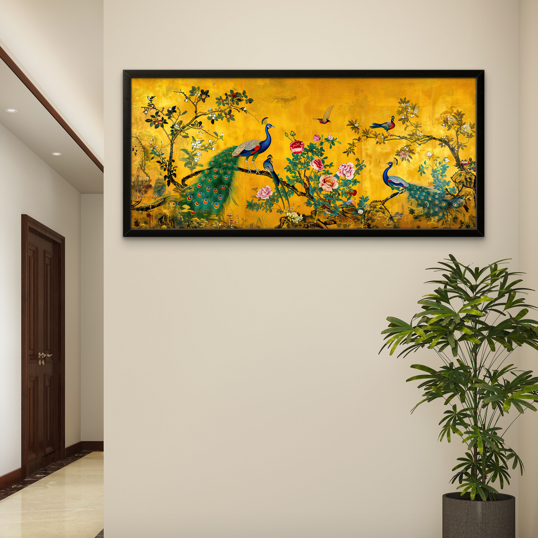 Multiple Peacock Painting