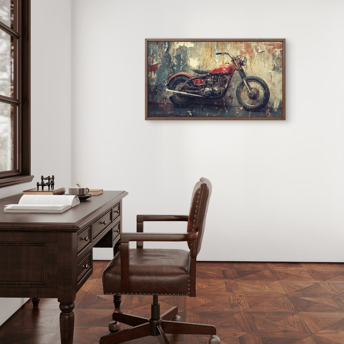 Old vintage Motorcycle - Frugal Carts