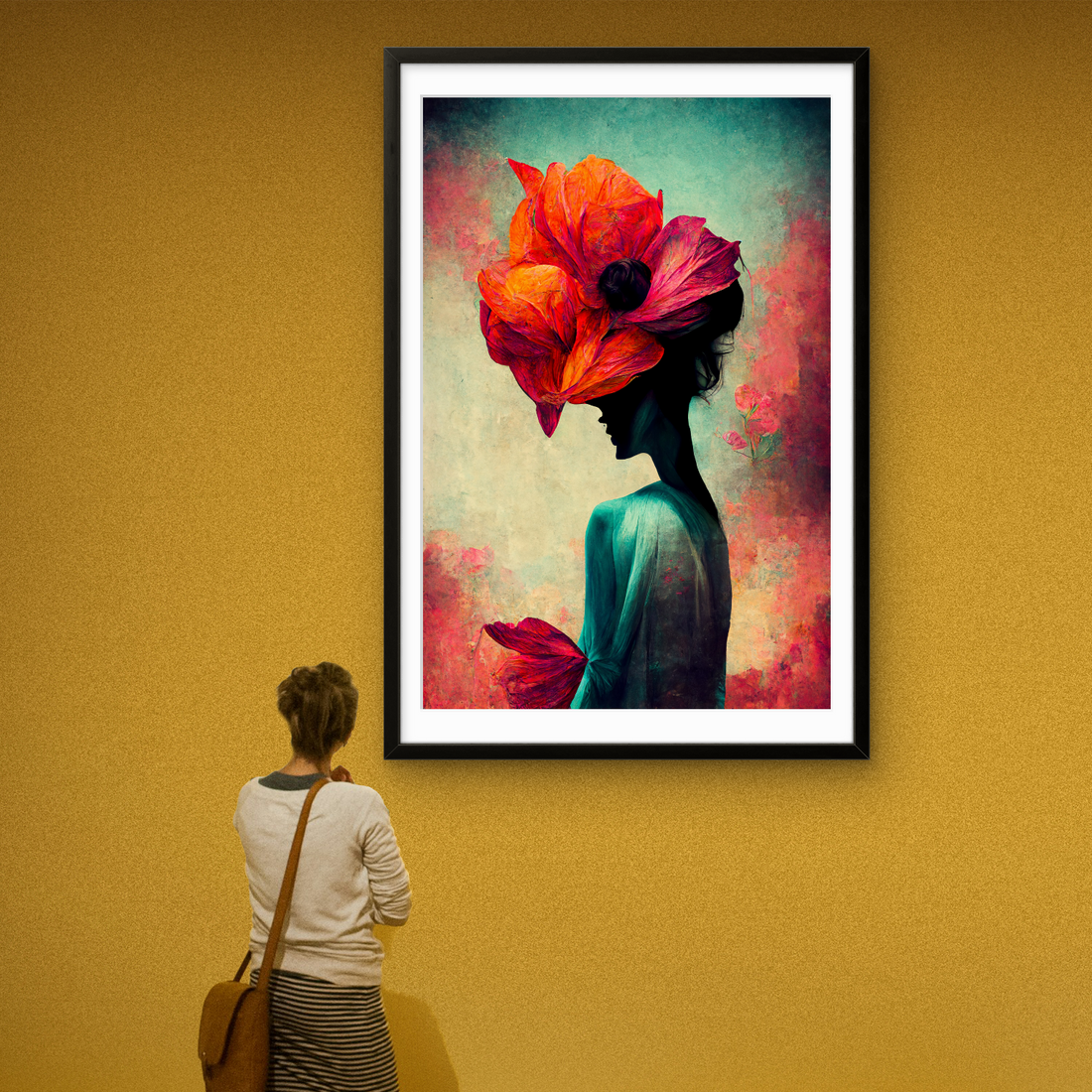 Elite Women Modern Art Luxury Painting on Canvas