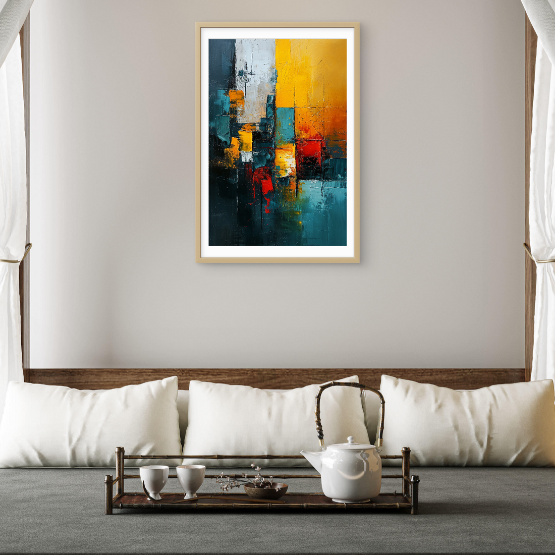 Colourful Abstract 2 - Frugal Carts