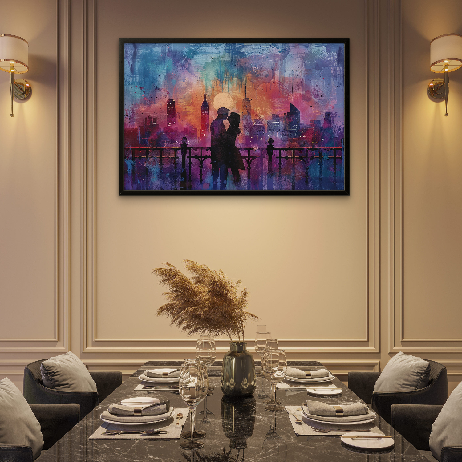 Love Couple Art Landscape