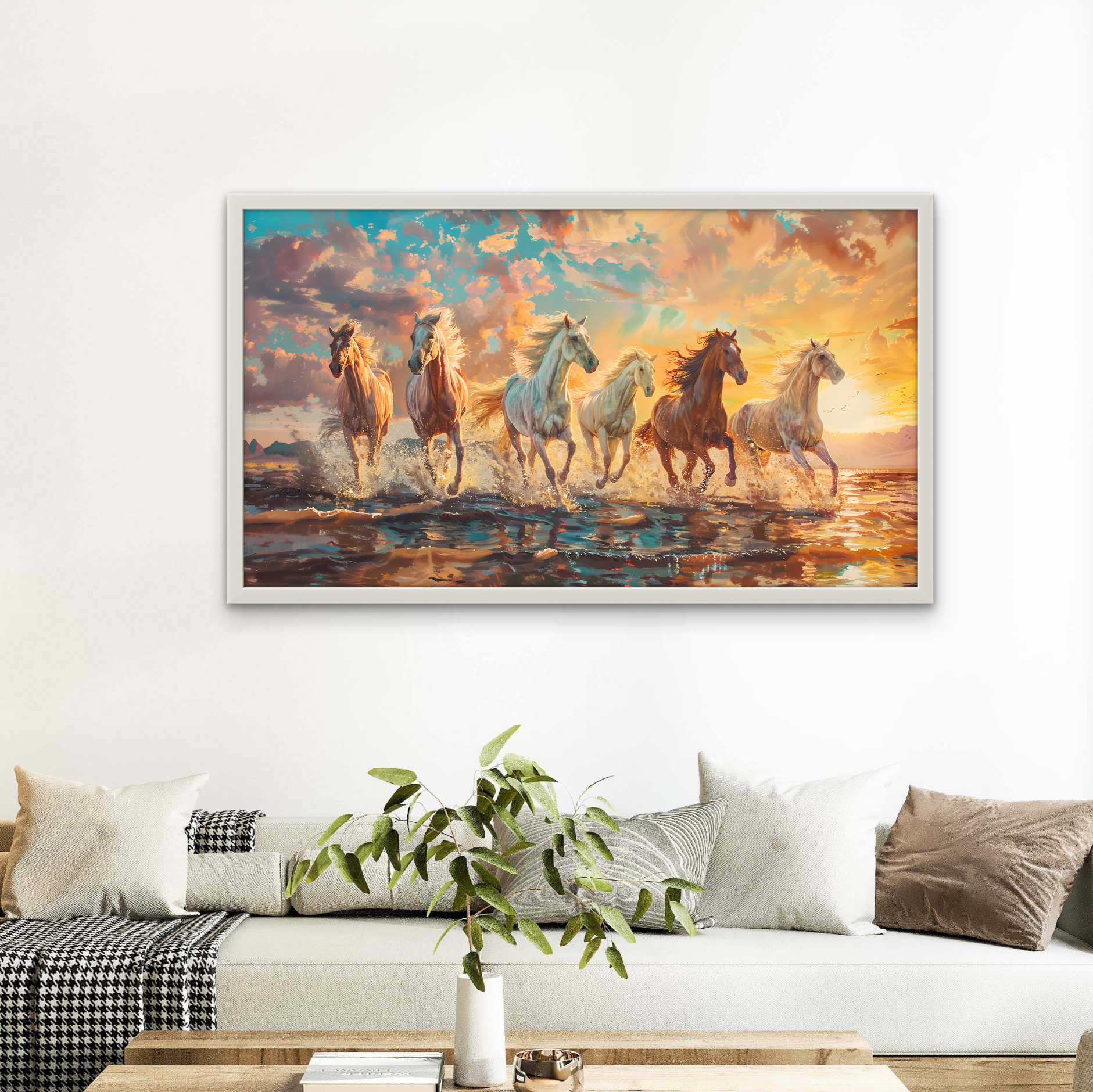 Success Symbol Running Horses