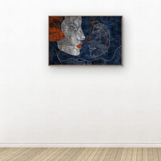 Modern Art abstract Couple Luxury Painting on Canvas