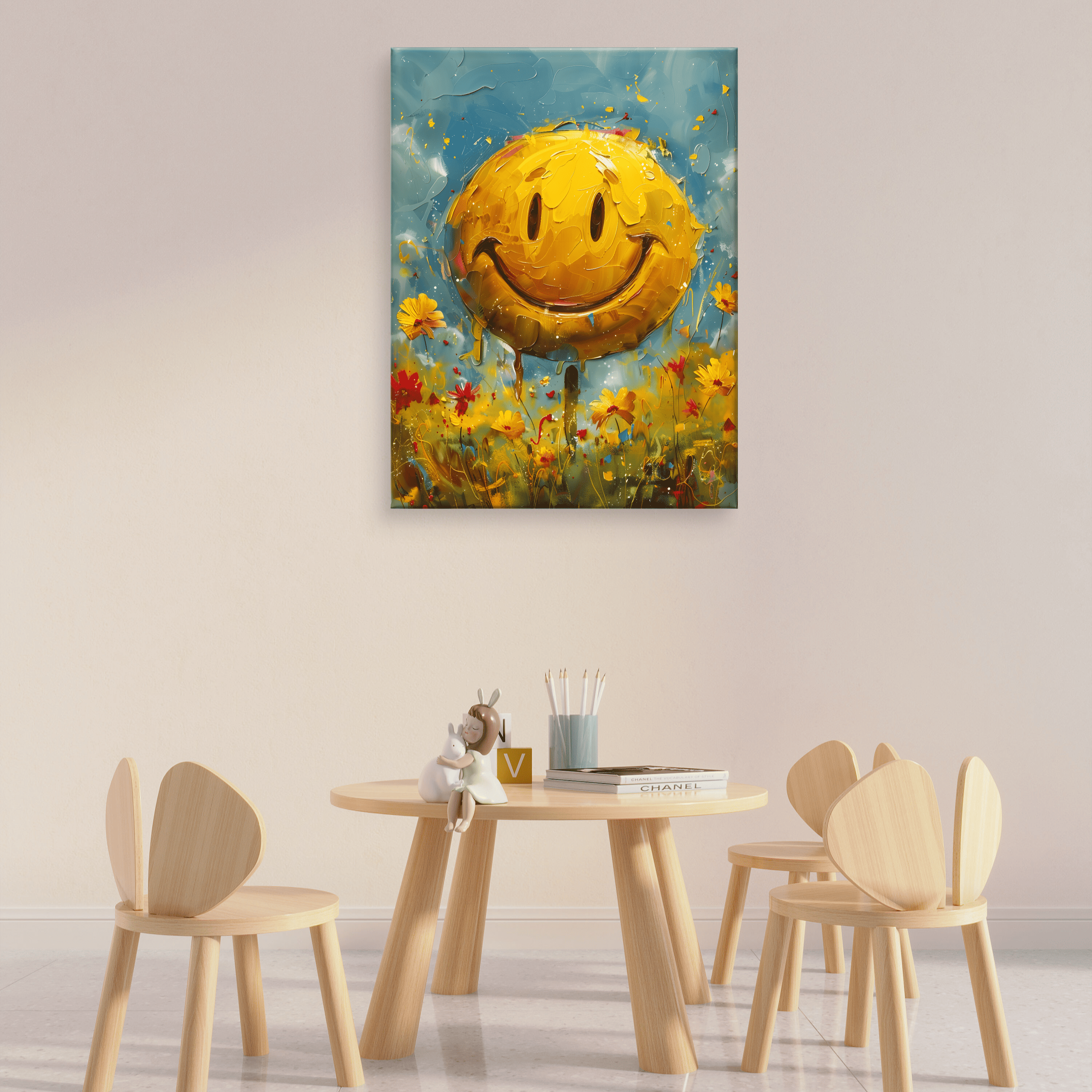 Smiley Flower - Frugal Carts