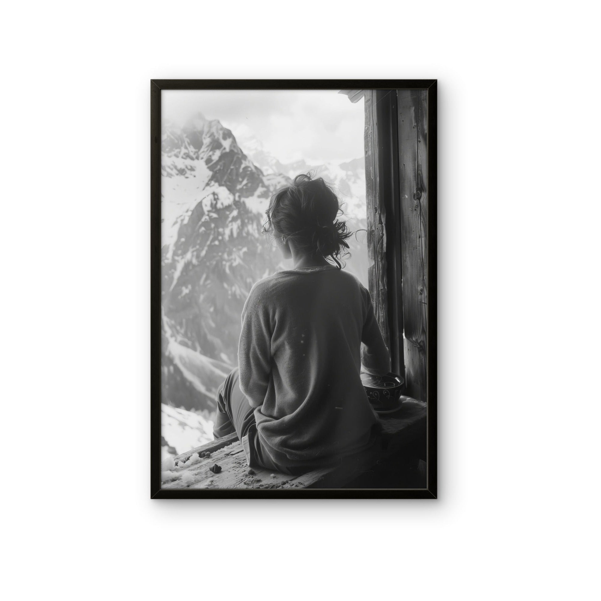 Silent Gaze in Mountains