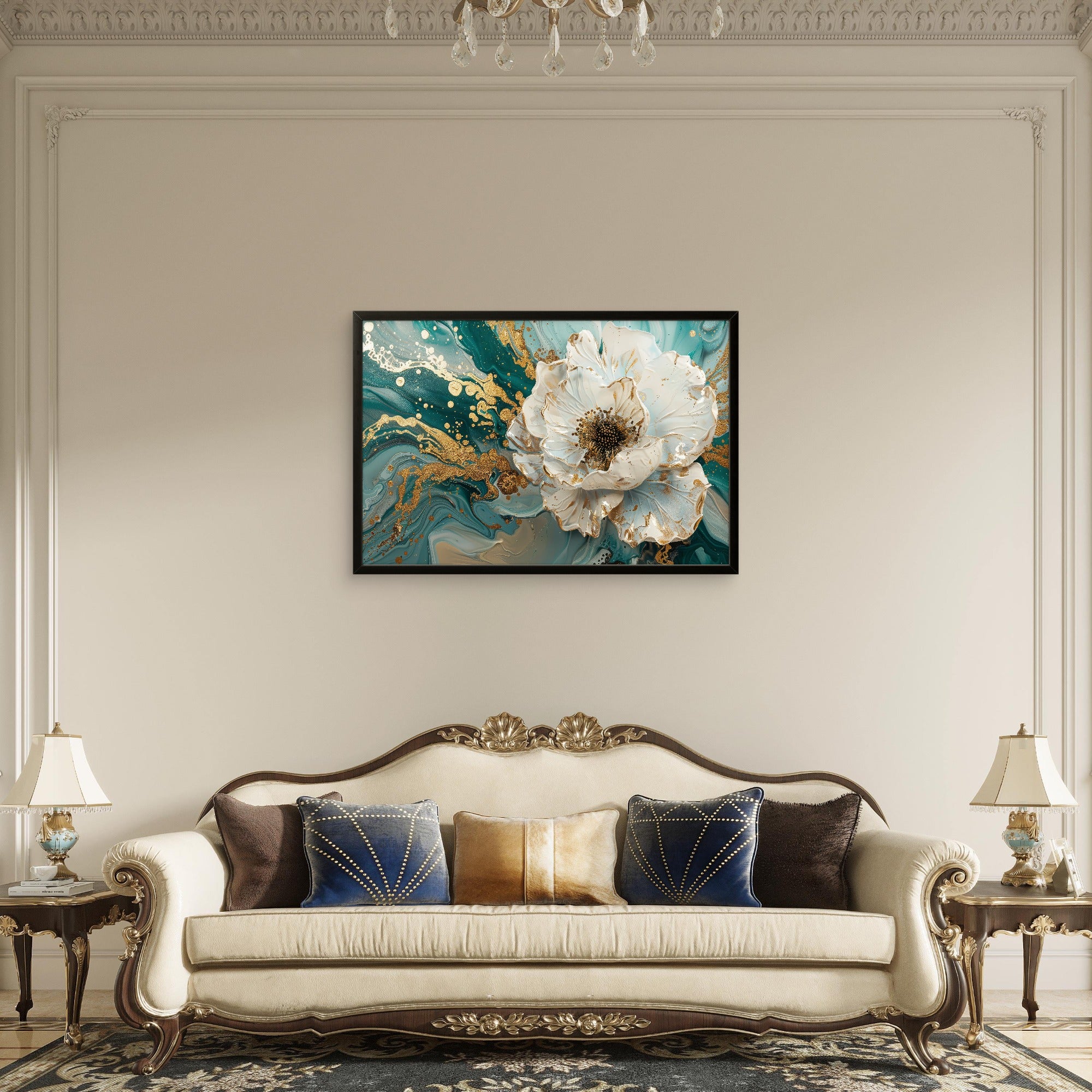 White Flower Abstract