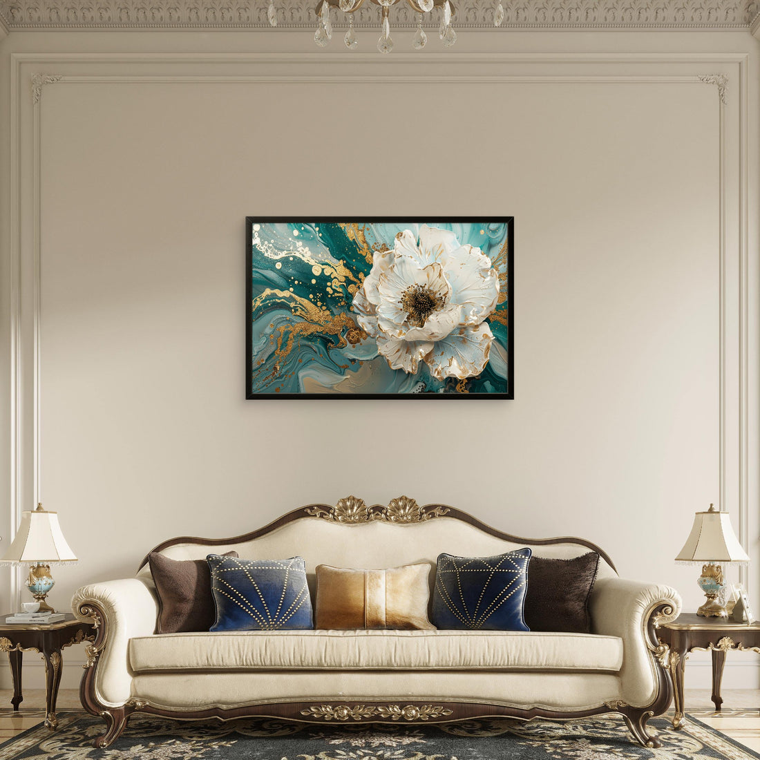 White Flower Abstract