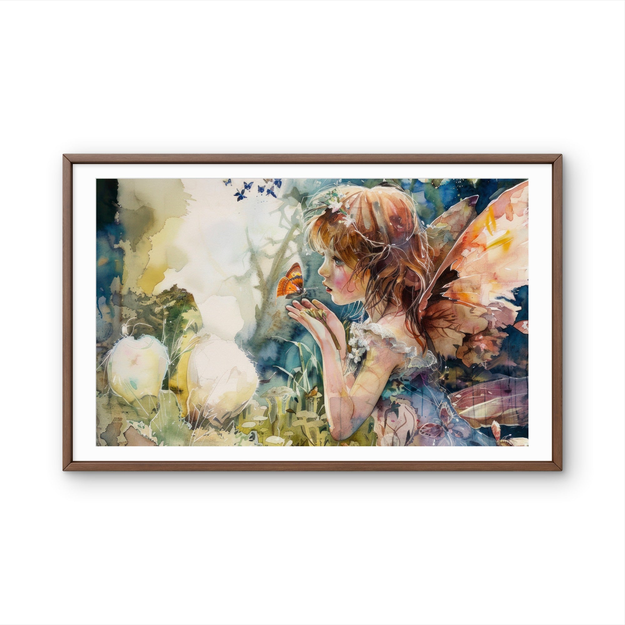 Butterfly Baby with Butterfly Art - Frugal Carts