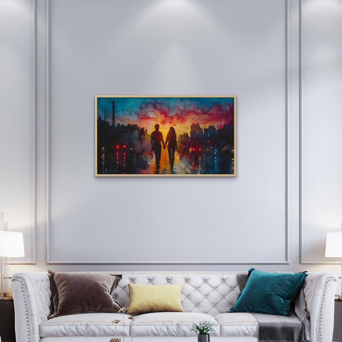 Couple Holding Hand Art