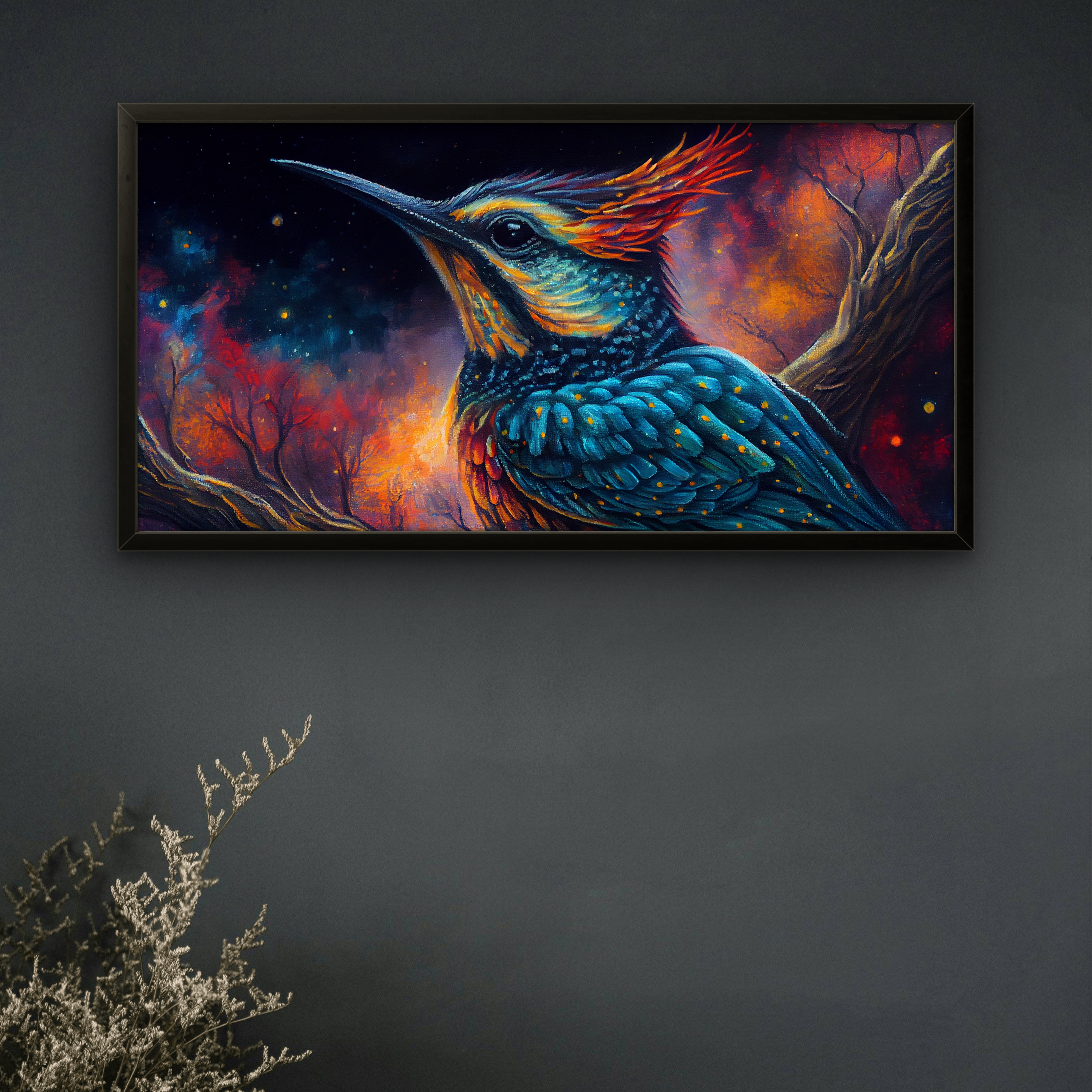Modern Bird Abstract art Luxury Painting on Canvas