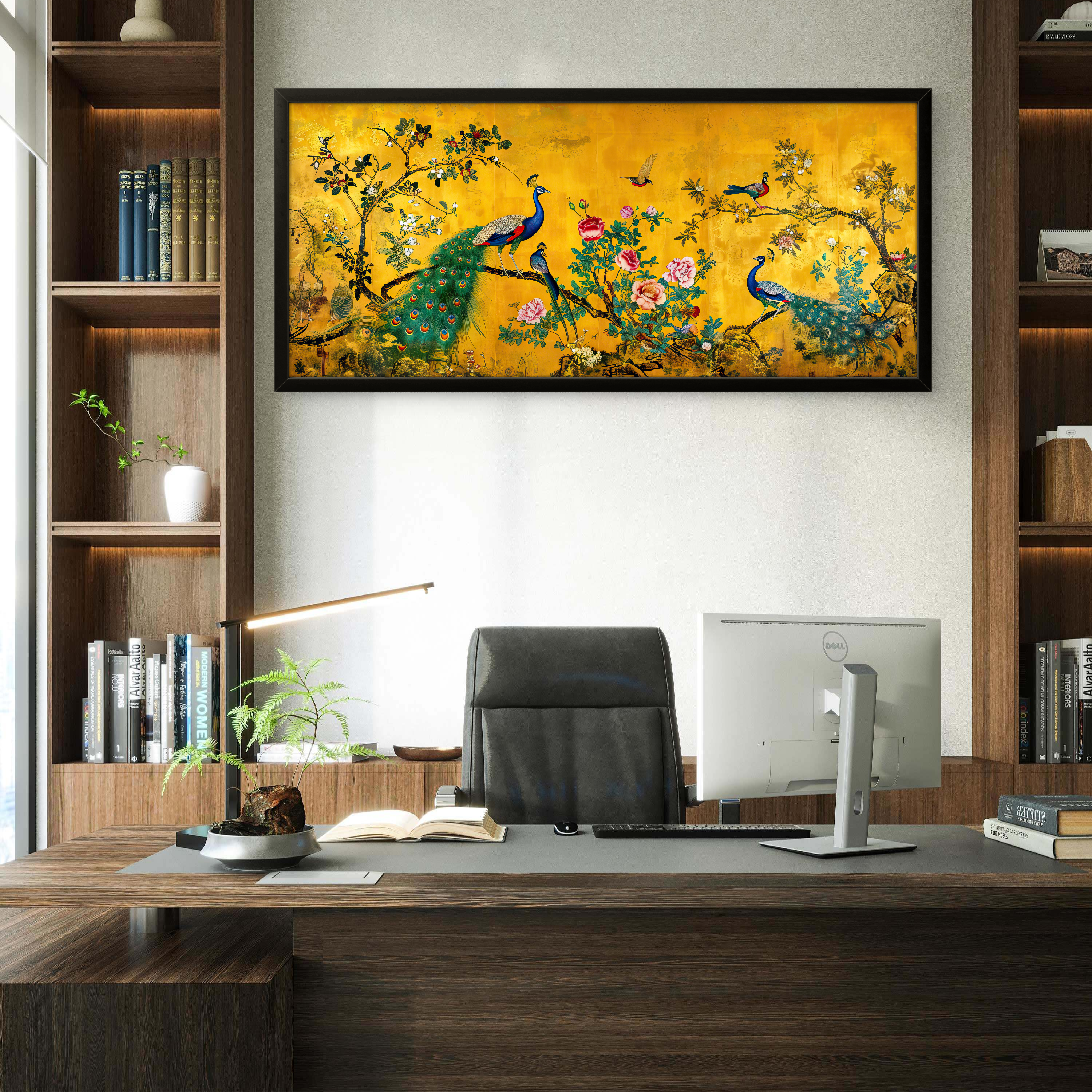 Multiple Peacock Painting