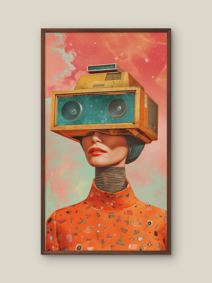 Colourful Future Woman