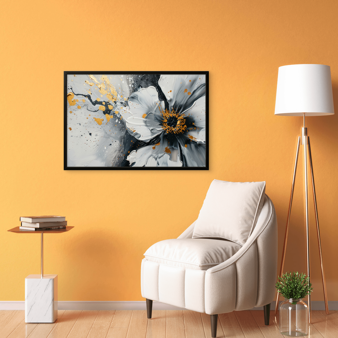 White Flower Abstract