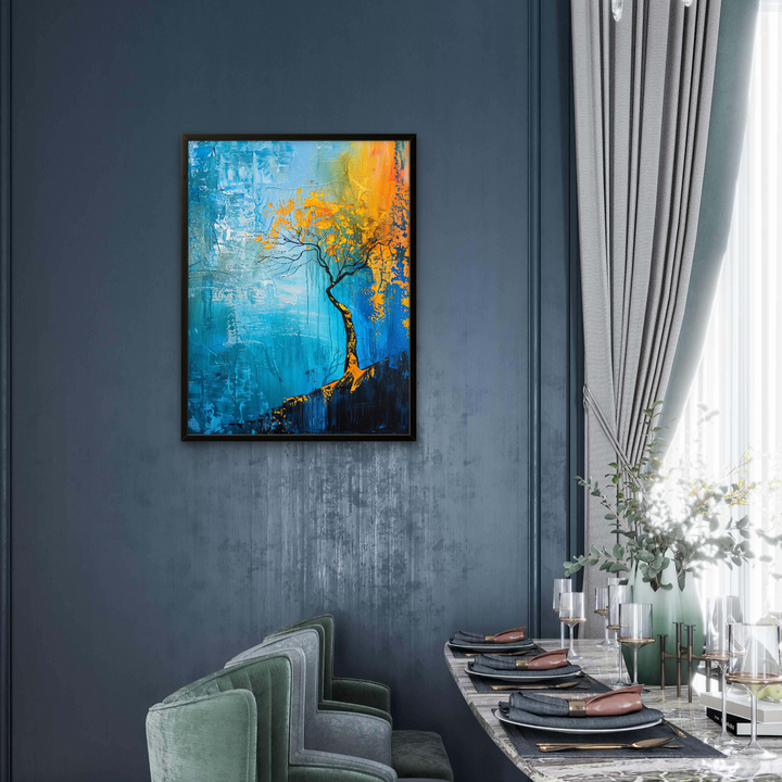 Yellow Tree Art Portrait