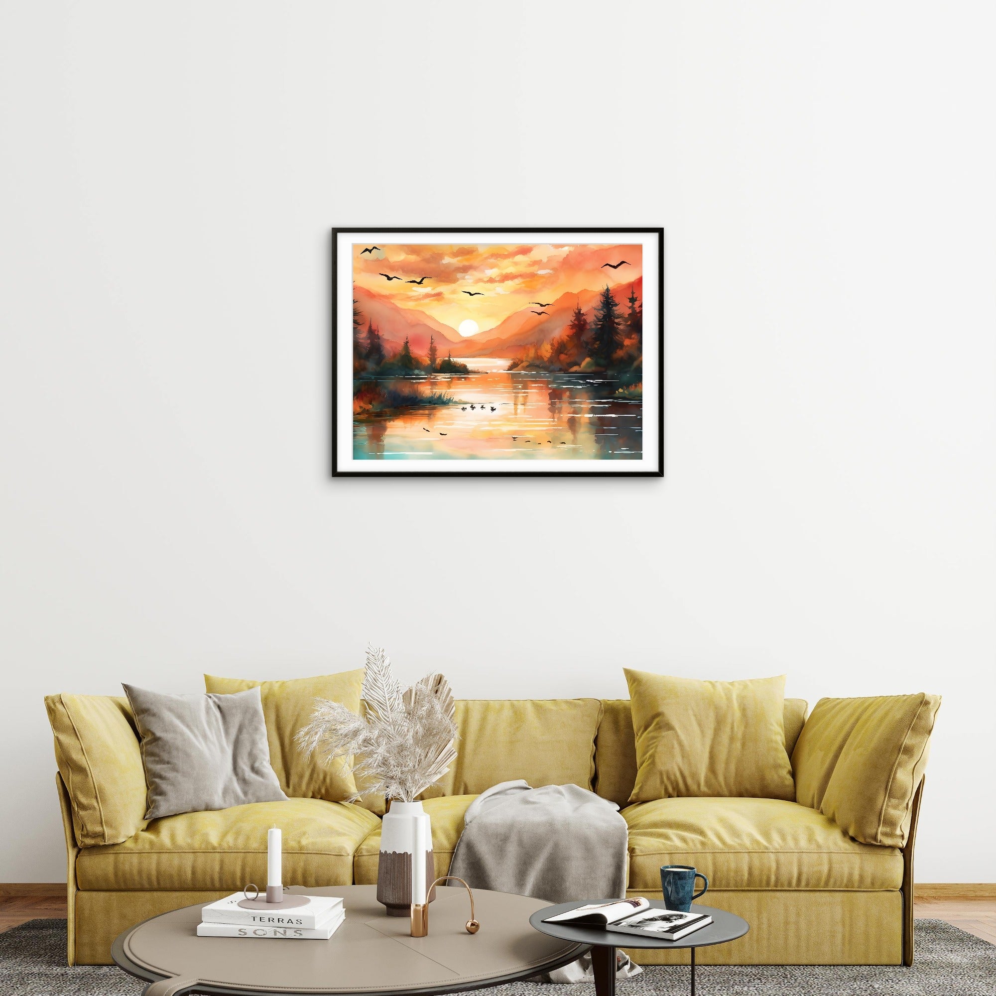 Birds over the River