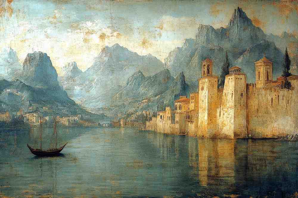 River Side Castle Art