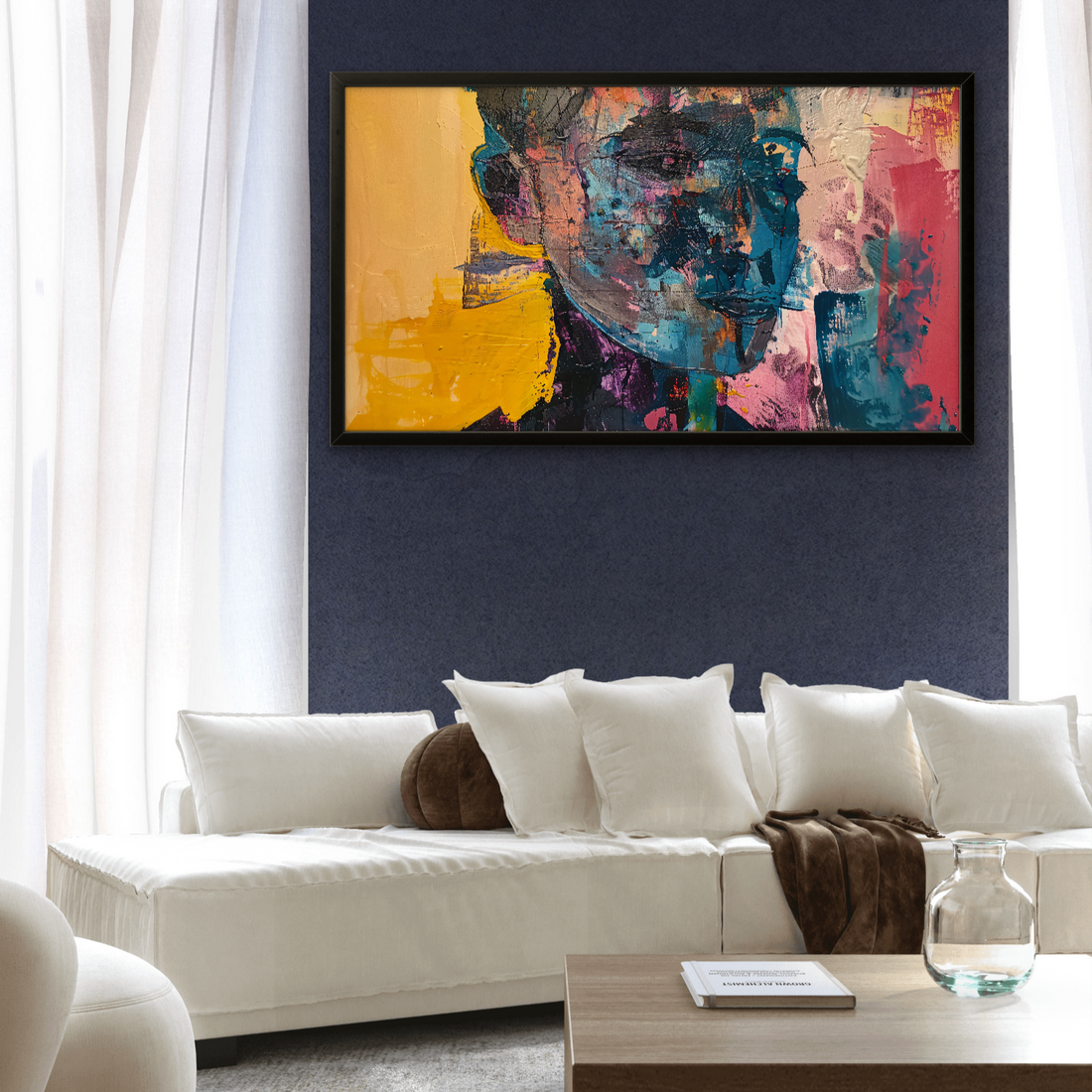 Human abstract Art Landscape - Frugal Carts