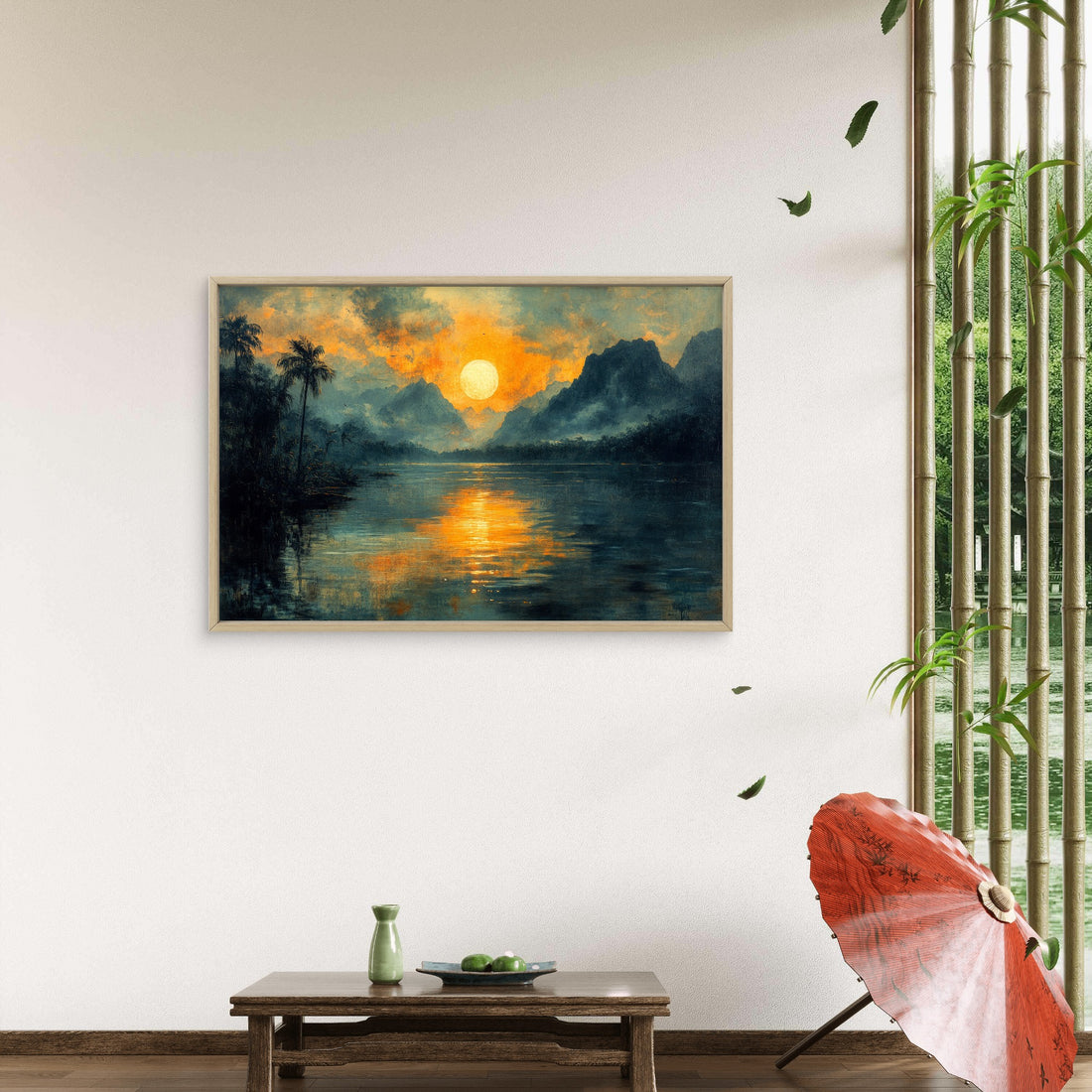 Sun Rise in the Mountains