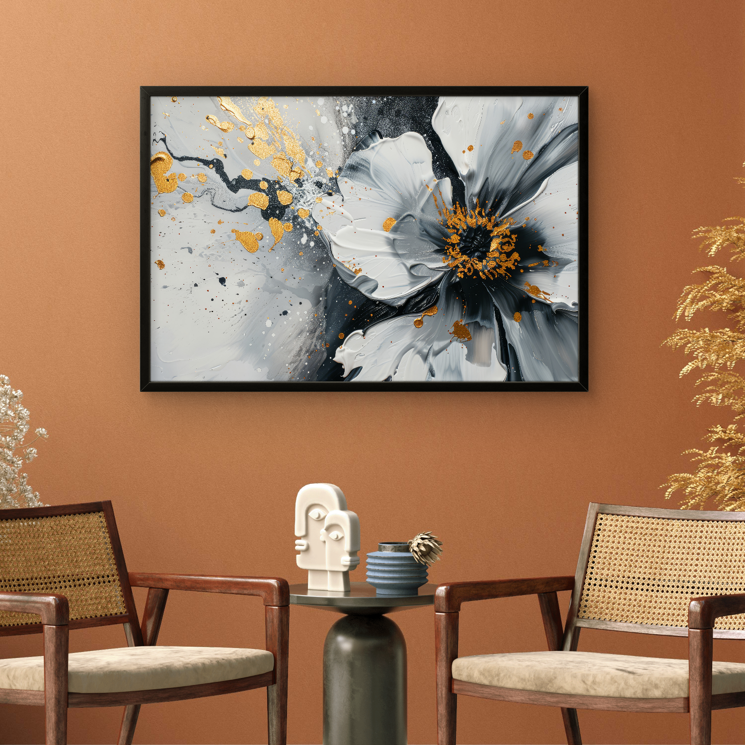 White Flower Abstract