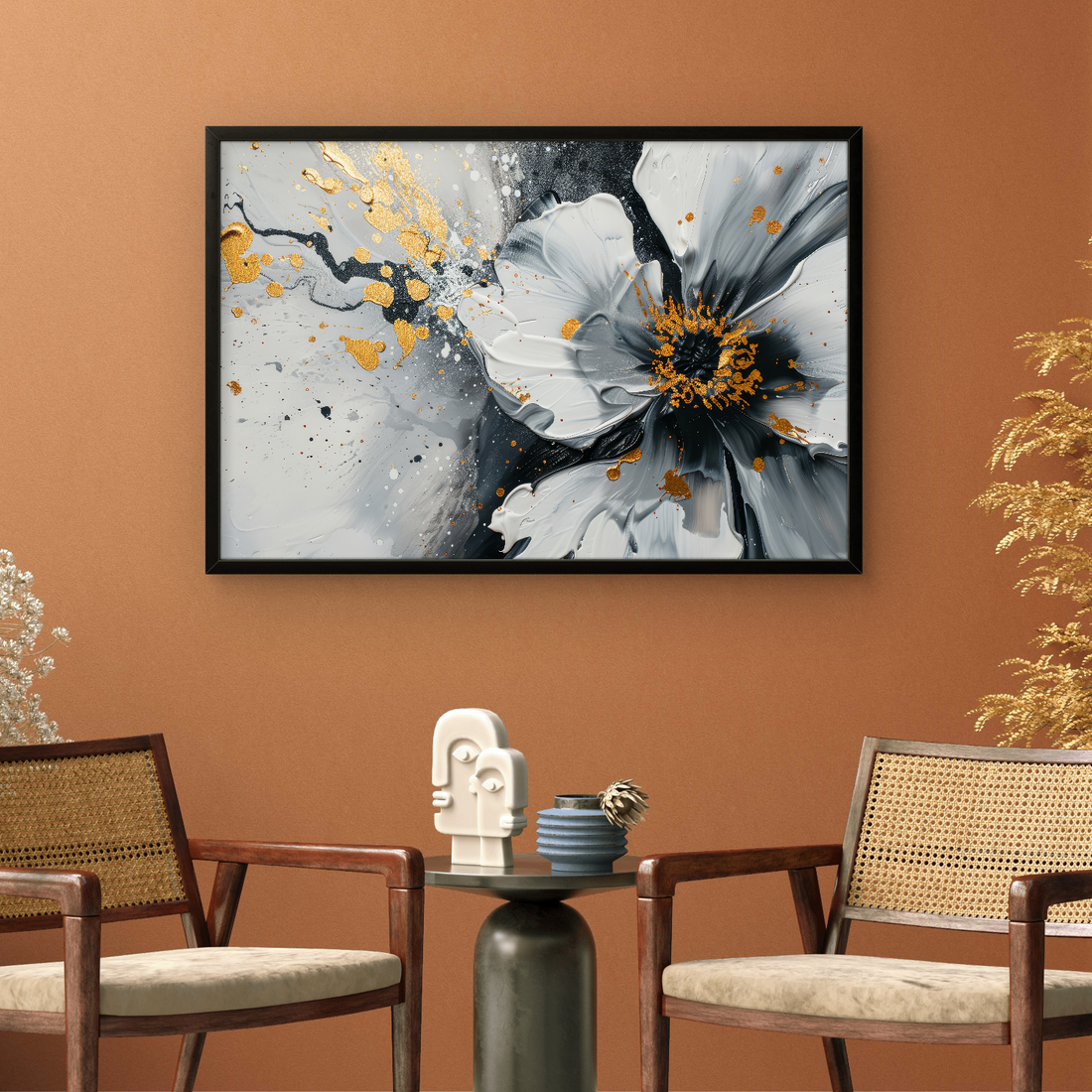 White Flower Abstract