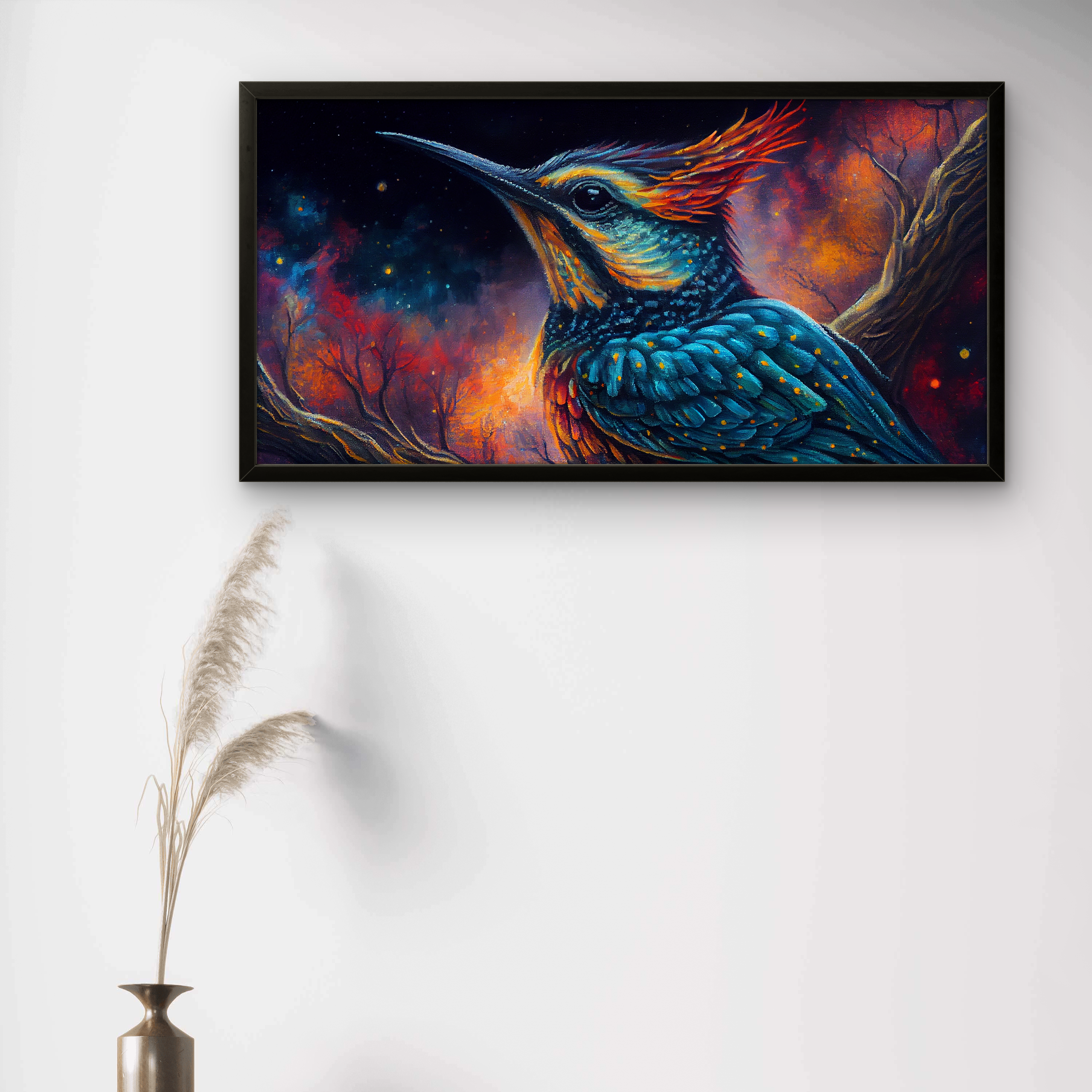Modern Bird Abstract art Luxury Painting on Canvas